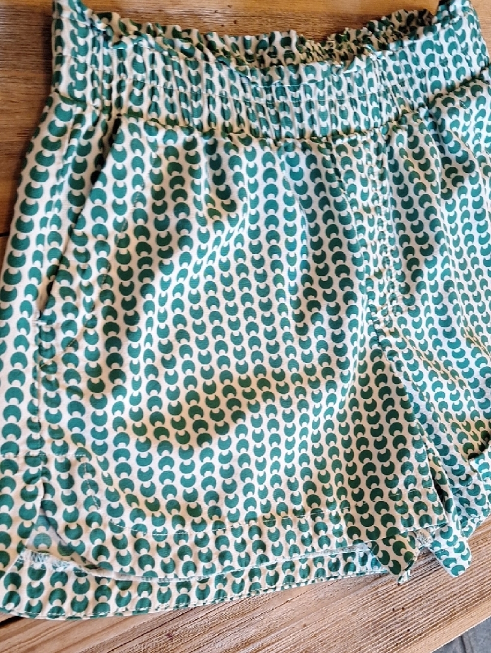 🔥 3 for $25 SALE a new day Teal & White Patterned Athletic Shorts. Size Small - Picture 4 of 8